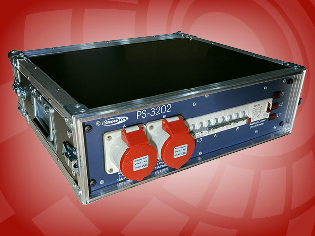 Showtec PS-3202 Starkstromverteiler 32 A CEE