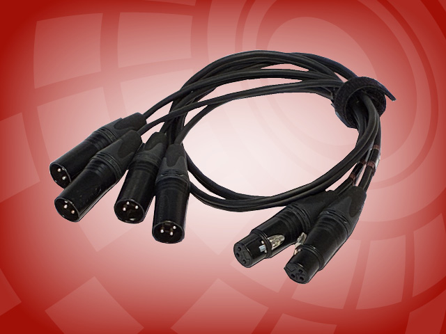 XLR-Kabel Y-Adapter