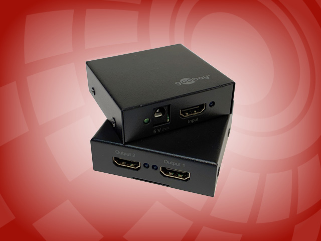 HDMI Splitter 1 in 2 out; 4K Ultra HD